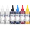 Aomya Premium DTF Ricarica 600ml DTF Transfer Ink per Pellicola PET per Epson ET-8550 XP15000 L1800 L805 R1390 R2400 R1390 4720 I3200 DX7 DX5 P408 P640, trasferimento di calore stampa diretta su pellicola,