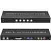 Annadue Convertitore da Multi Formato Video a SDI Scaler, HDMI, DVI, VGA, Convertitore da AV a SDI Supporto HD 3G SDI 1080P a 60, Telecomando, Trasmissione Simultanea (UE)