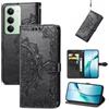 Fertuo Cover per Xiaomi Redmi 15 4G, Custodia Portafoglio a Libro in Pelle Flip Case con Porta Carte, Chiusura Magnetica e Stand [Disegni di Mandala] Interno Silicone Sottile Antiurto, Nero