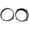 Generico Supporti altoparlanti auto anteriori posteriori 165mm Adattatori casse acustiche compatibili per Alfa 147 159 GT Spider Fiat idea LAncia Y Ypsilon 2005