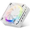 FIREBAT Mini PC Ryzen 7 H 255 (8/16, 3,8-4,9 GHz), Radeon 780M, 16 GB DDR5 a 5600 MHz, SSD PCIe 4.0 da 512 GB, WLAN 6, BT 5.2, 2 porte LAN 2,5G/USB4 (4K a 60 Hz),Ideale per l'ufficio e il tempo libero