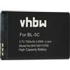 vhbw BATTERIA VHBW Li-Ion 700mAh (3.7V) compatibile con MyPhone 1065 Spectrum, COMPACT sostituisce MP-S-A1, BS-16.