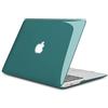 TECOOL Cover compatibile con vecchio MacBook Air 13 Pollici 2010-2017 (A1466 1369), Custodia Rigida Protettiva Sottile in Plastica Superficie Liscia, Cristallo Turchese Profondo
