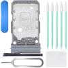 ZHUROUPU per Galaxy S21 Doppio Slot per SIM, Ricambio per Galaxy S21/S21 5G 6,2 Pollici 2021 SM-G991B/DS SM-G990F/DS, Guarnizione in Gomma per Slot Doppia SIM con Strumenti di Riparazione (Bianco)
