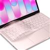 GPXIIZ Copritastiera Compatibile con 2026 MacBook Neo (256 GB, Senza Touch ID) A18 Pro A3404 con Tasto Blocco, Copertura Completa, Ultrasottile Protezione Tastiera, EU Layout TPU, Chiaro Rosa