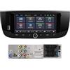 MAVYULQEF Linux Autoradio è compatibile con Fiat Punto 2010-2016/Linea 2012-2015 Avvio Lampo/Bluetooth/Wireless CarPlay/Android Auto/FM/AM/RDS/USB