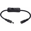BELOWSYALER DC5525/5521 Maschio A Femmina Cavo Adattatore Power On Off Interruttori Cavo Per Presenze Macchina LED CCTV Telecamera di Sicurezza 5.5mm X 2.5mm 5.5mm X 2.1mm Cavo di Alimentazione Filo