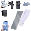 Qosneoun Specchio per selfie per fotocamera posteriore, clip riflettente a specchio, angolo regolabile, kit di riflessione universale per fotocamera per smartphone, consente scatti di riflessione per una