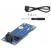 Hoite Adattatore Mini PCI-E WWAN/LTE per scheda madre USB a 9 pin, convertitore di prova Mini PCIE 3G/4G per scheda di rete USB a 9 pin per scheda madre con slot SIM