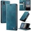 Cracedily Cover per iPhone XR Case, Libro Custodia Portafoglio Premium Pelle PU, Slot Scheda, RFID Shieldon, Chiusura Magnetico Aletta Antiurto Case Custodia per Apple XR, Blu-verde