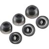 AZLA SednaEarfit MAX TWS 6 - Tappi di ricambio per cuffie senza fili - Tappi per le orecchie in silicone per ridurre il rumore, compatibili con Sony, Samsung, Sennheiser e Devialet (Dark Gray,