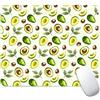 artslion Tappetino per mouse decorativo 24x20 cm - Superficie liscia e base in gomma antiscivolo per ufficio, casa e gaming Avocado Motivi