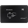 Bosiyrggrl Lettore RFID USB 125khz EM4100 ID Sensibilità Contactless per Lettura Smart Card TK4100 Supporto Linux