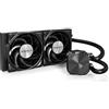 MONTECH HyperFlow Silent 240 Black - Raffreddatore CPU liquido AIO ultra silenzioso, pompa 3100 giri/min, tripla ventola silenziosa, radiatore ad alta efficienza per una dissipazione del calore