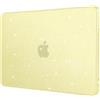 MOSISO Custodia Compatibile con MacBook Neo A3404 con Chip A18 Pro 2026, Guscio Rigido Cristallo Ultra Sottile & Antigraffio Scintillante Compatibile con MacBook Neo 13 Pollici,Giallo Agrume