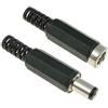 Switch Electronics 2,5 mm x 5,5 mm coppia maschio + femmina DC spina di alimentazione jack connettore