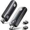 WELUSOPU Wireless HDMI Transmitter and Receiver Kit, 2.4G+5.8G Lungo Raggio Extender, 1080P Plug&Play HDMI Wireless, Portable 50M Stable for Video and Audio from PC/Laptop/Box to Monitor/TV/Projector