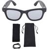 SIXRUN Smart Glasses, 8MP Fotocamera HD AI Occhiali con Traduzione Integrata e Conversazione Multilingue in Tempo Reale per Apprendimento, Lavoro e Vita Quotidiana (SILVER)