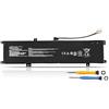 K KYUER 90Wh BTY-M55 Batteria per MSI Alpha 15 17 B5EEK Pulse 15 B13VFK B13VGK Pulse GL66 GL76 12UGK 12UGSZOK 12UGSZK 12UGOK Crosshair 15 17 B12UGZ B12UGZO B12UGSZ B12UGSZO Crosshair 15 R6E B12UGZ