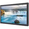 Goshyda Monitor LED, Touch Screen di Resistenza, 17.3 Pollici 16: 9 All-HD 100-240V, Monitor Industriale Interamente in Metallo Integrato a T, per Ingresso a Interfaccia Completa(NERO)