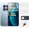 XIAOMI REDMI Note 15 Pro 5G Smartphone 8+256GB, Schermo 6,83 1.5K AMOLED, MediaTek Dimensity 7400-Ultra, Fotocamera da 200MP, Batteria da 6580mAh, Blu Glacier