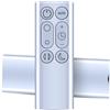 Snrigw Telecomando di ricambio compatibile con Dyson Pure Cool Link DP01 DP03 TP02 TP03, Part NO.967400-01 (argento)