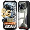 DOOGEE V Max Play 5G Rugged Smartphone with Proiettore,1200LM Luce Campeggio,36GB+512GB/2TB,6.78''FHD+120Hz Android 15 Telefono Indistruttibile,20500mAh 45W,200MP+20MP AI Fotocamera