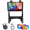 Hodozzy 6GB+128G Autoradio per Peugeot 3008 5008 2009-2015 8-Core Android Autoradio Bluetooth GPS Navigatore, Hodozzy 9 Pollici Touchscreen Radio CarPlay Wireless Android Auto, WiFi DSP, FM RDS Telecamera