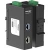 PROCET PoE System PROCET Iniettore PoE Gigabit da 95W per guida DIN PoE++ con protezione da sovratensioni da 6KV, ampia temperatura da -40 °C a 65 °C per telecamera PTZ, AP wireless, stazione base