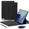 Enituo Custodia per Samsung Galaxy Z Fold 7 6 5 4 con tastiera e mouse, portatile 4 in 1 custodia flip con supporto staccabile Bluetooth tastiera mouse e penna per Galaxy Z Fold 7 6 5 4