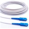 Elfcam - Cavo Fibra Ottica SC/UPC per SC/UPC Simplex Monomodale LSZH Bianco (20M)