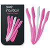 Wilkinson Sword Intuition Eyebrow Shaper, 5 rasoi per sopracciglia da donna