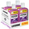 LISTERINE Total Care, Collutorio al gusto di Menta Pura, Collutorio con 10 benefici in 1 per una protezione completa e denti più forti, per un'igiene orale completa, 4x750 ml - Esclusiva Amazon