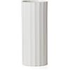 Lenox French Perle - Vaso cilindrico smerlato, 1 pezzo, bianco