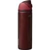 Owala FreeSip - Borraccia termica in acciaio inox con cannuccia, senza BPA, ideale per viaggi, 680,4 g, colore: nero ciliegia