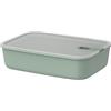 Mepal - Contenitore per alimenti EasyClip - Barattolo con coperchio e chiusura scorrevole - Adatto per microonde, forno a vapore, frigorifero e congelatore - Ermetico - 2,25 l - Nordic sage