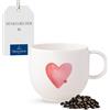 Villeroy & Boch - With Love Tazza con manico Sending Love, porcellana Premium, tazza da caffè, mug, tazza per caffè e tè, lavabile in lavastoviglie e utilizzabile nel microonde