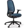 Sedus SE:Air Girevole ergonomica, Sedia da Ufficio, Plastica, riciclabile al 100%, Blu, 42-55cm, bis 130kg Belastbar