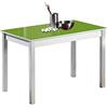 ASTIMESA Fisso tavolo da cucina, metallo, verde, 100 x 60 cm