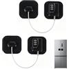 PENRUNKA 2Pcs Lucchetto Frigorifero con Combinazione Codice, Blocca Cassetti Sicurezza Bambini Senza Forare, Limitatore Chiusura Apertura Finestra Nero, Ferma Guardaroba per Frigorifero, Lavatrice, Mobile