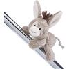 NICI MagNICI Asino Donkeylee 12 cm Grigio - Peluche sostenibile con calamita - Animale Magnetico per frigoriferi, lavagne, Oggetti in Metallo e Molto Altro Ancora, Ottima Idea Regalo