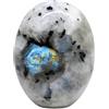 Amazing Gemstone Palm Stone - Hot Massage Worry Stone for Natural Body Chakra Balancing, Reiki Healing and Crystal Grid (Rainbow Moonstone (Large))