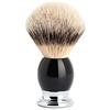 Mühle Sophist Punta Argento Tasso Pennello da Barba - Resina Nera