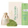PLANTIFIQUE Set Rituale Massaggio: Gua Sha Giada + Siero Viso Olio Jojoba