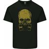 Gildan T-Shirt Gasmask Skull Da Uomo Goth Biker Heavy Metal Rock Musica Moto
