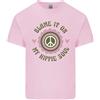 Gildan Blame It On My Hippy Soul 60s 70s Fiore Potenza Uomo Cotone Leggero T-Shirt