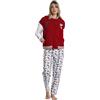 PEANUTS Snoopy Cool - Giacca a maniche lunghe, da donna, bordeaux, S