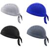 Carreuty Bandana da uomo, ad asciugatura rapida, traspirante, per sport, ciclismo, protezione solare, cappello da pirata, regolabile, unisex, per ciclismo, arrampicata, corsa, escursionismo, 4 pezzi, Colorato,