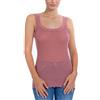 EGI Canottiera Donna Lana Seta Cotone Elegante Pizzo Made in Italy Sottogiacca Intimo Top Donna