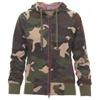 Ergos Workwear Payper - FREESTYLE LADY Felpa da Donna a Zip Intera con Cappuccio Effetto Fiammato Colore: MIMETICO, Taglia: XL